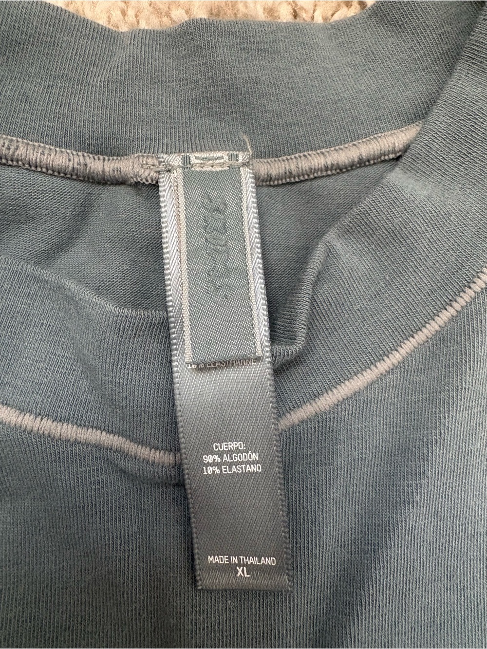 SKIMS Mock Neck Sleeveless Tank Top Mineral XL Like New - Picture 3 of 5